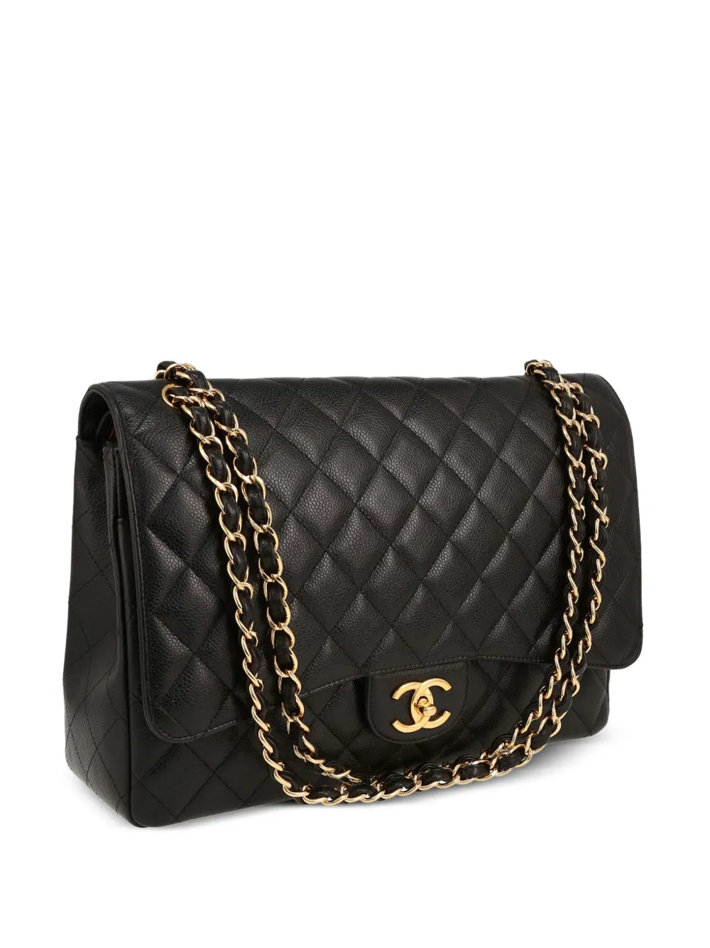 Chanel Pre Owned Jumbo Double Flap Shoulder Bag