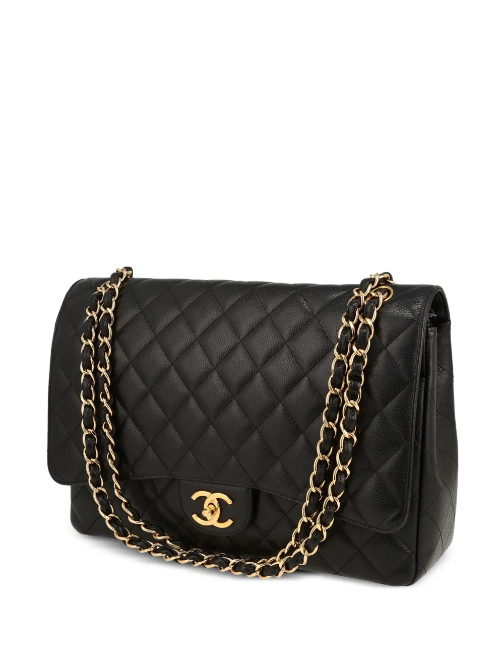 Chanel Pre Owned Jumbo Double Flap Shoulder Bag