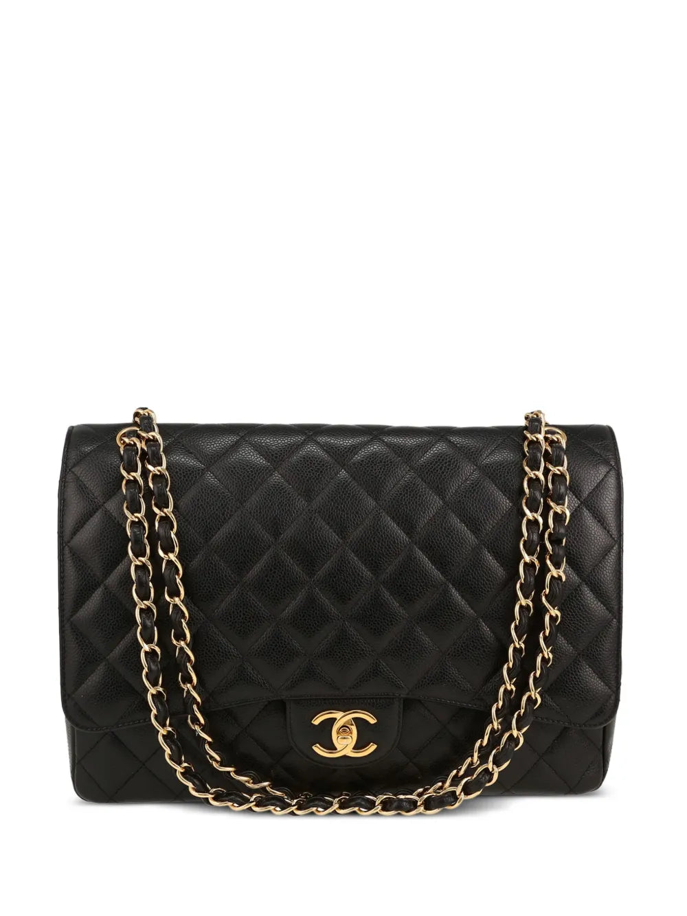 Chanel Pre Owned Jumbo Double Flap Shoulder Bag