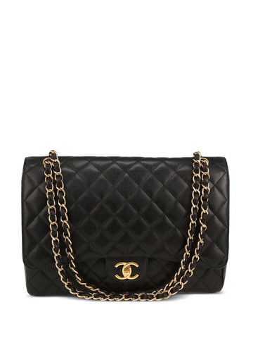 Chanel Pre Owned Jumbo Double Flap Shoulder Bag