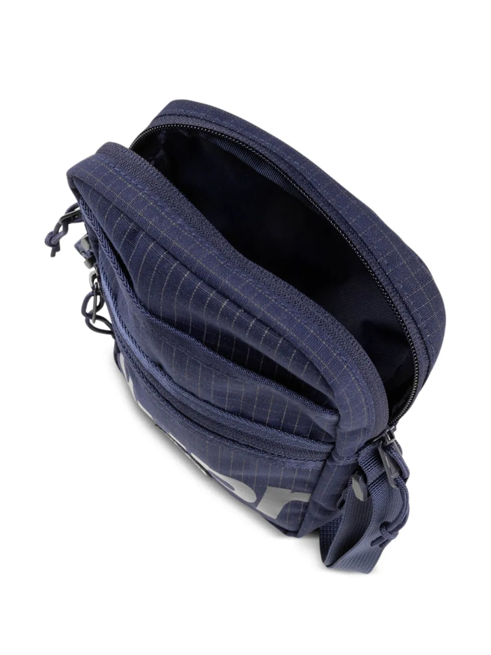 Supreme Logo Print Grid Pattern Shoulder Bag