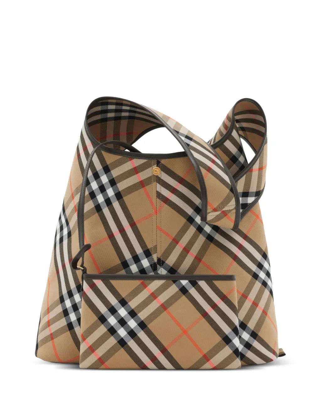 Burberry Large Check Shoulder Bag