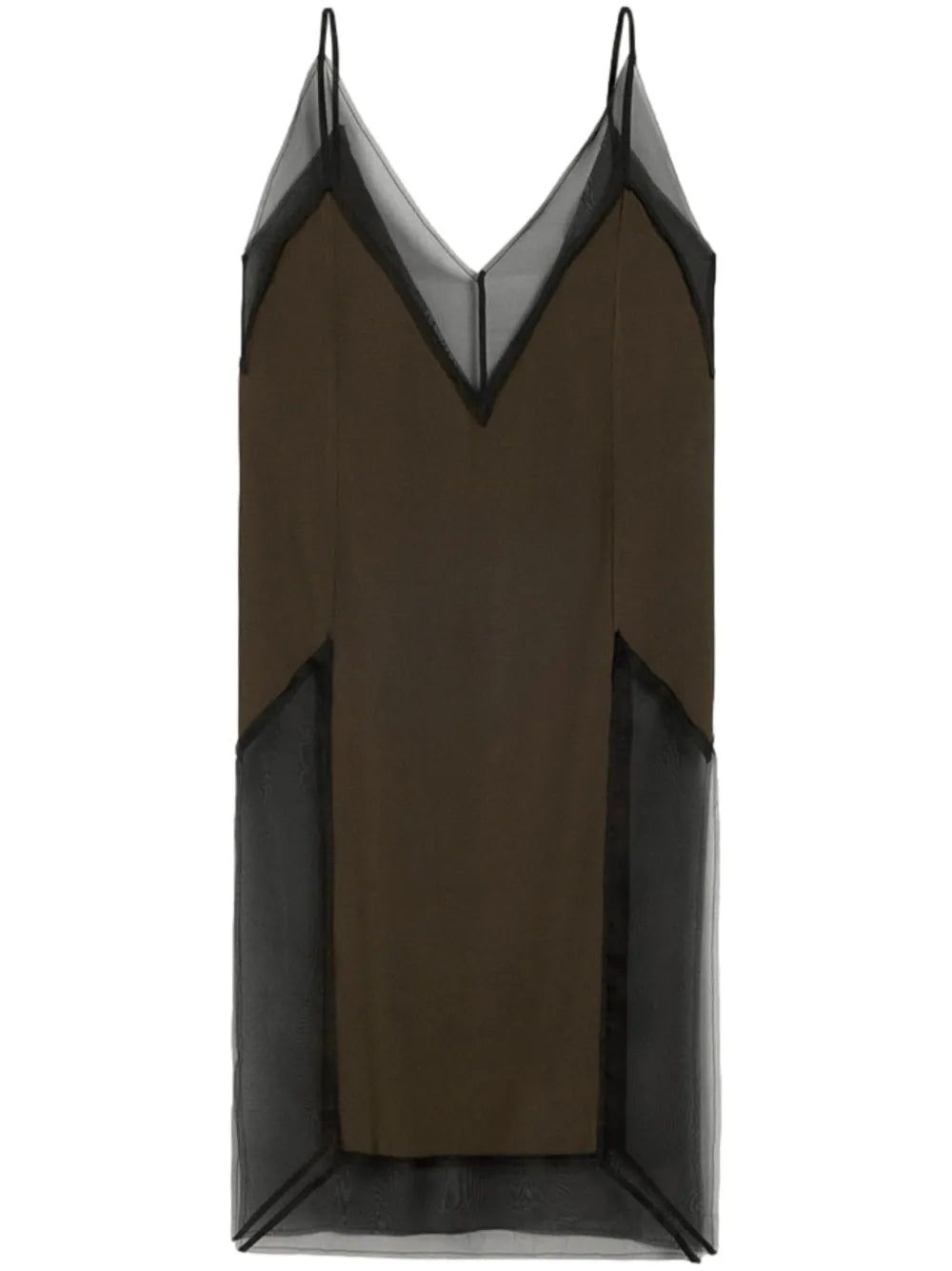 Ami Paris Thin Strap Midi Dress