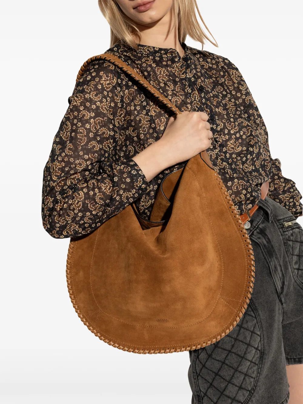 Isabel Marant Oskan Hobo Soft Shoulder Bag