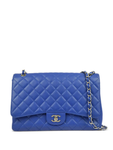 Chanel Pre Owned 2009 Jumbo Classic Flap Shoulder Bag