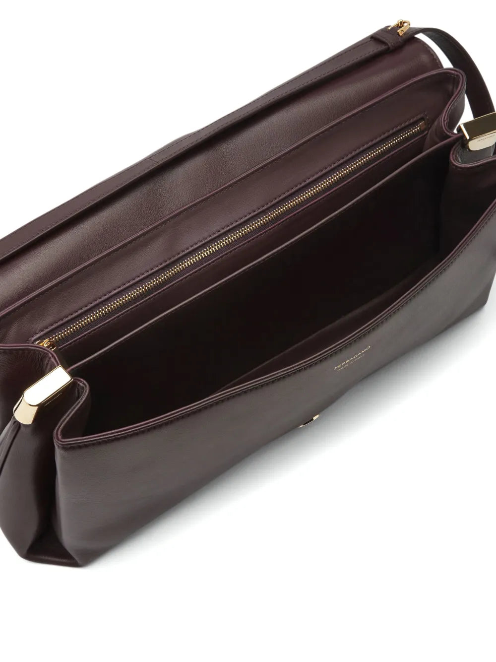 Ferragamo Large Front Flap Soulder Bag