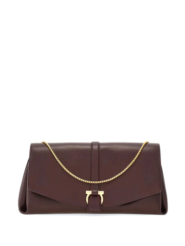 Ferragamo Large Front Flap Soulder Bag