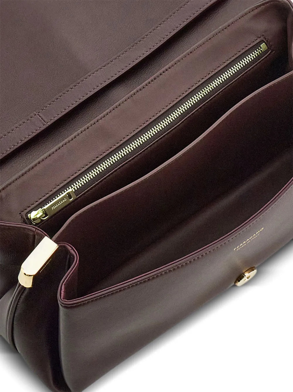 Ferragamo Medium Front Flap Soulder Bag