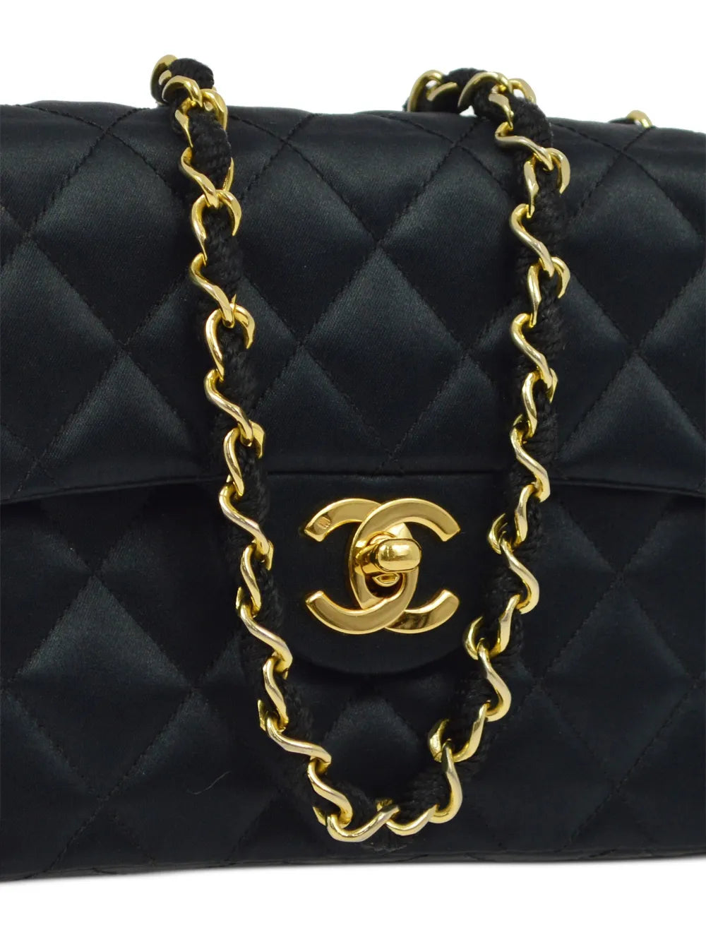 Chanel Pre Owned 1985 1990S Mini Classic Square Flap Shoulder Bag