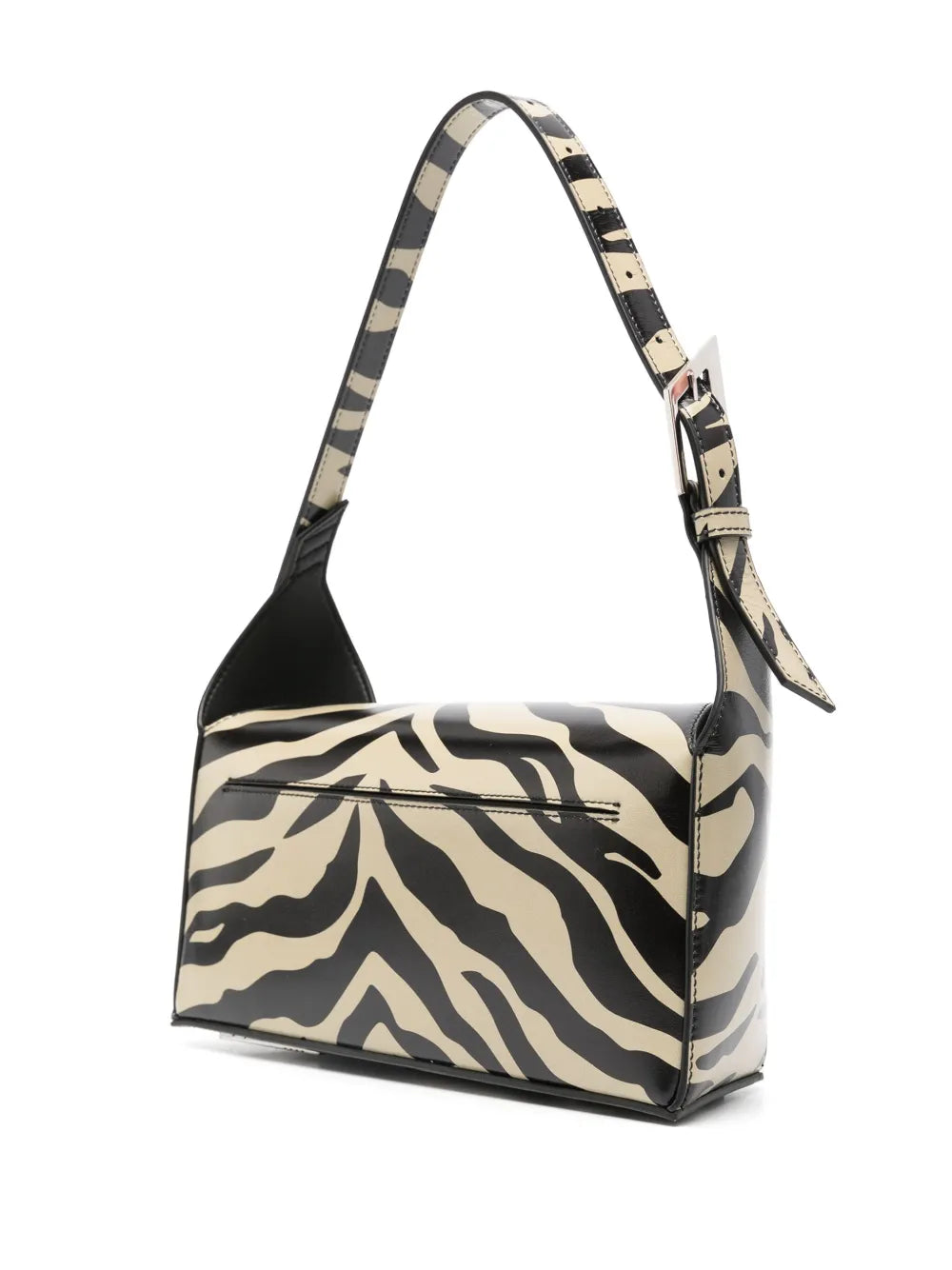 The Attico 77 Zebra Print Shoulder Bag