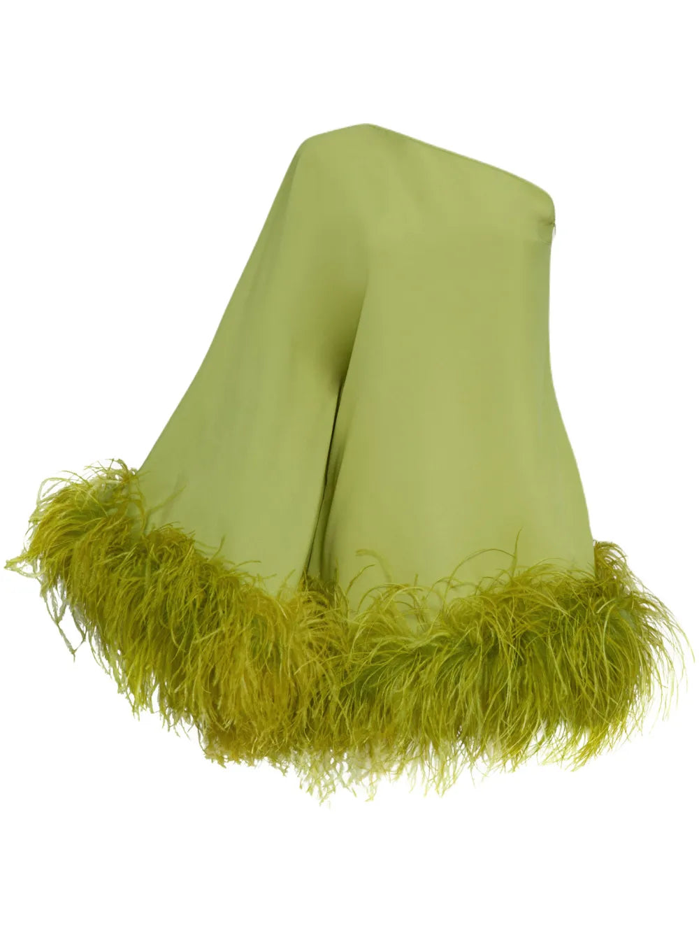 Taller Marmo Piccolo Ubud Feather Trim Minidress