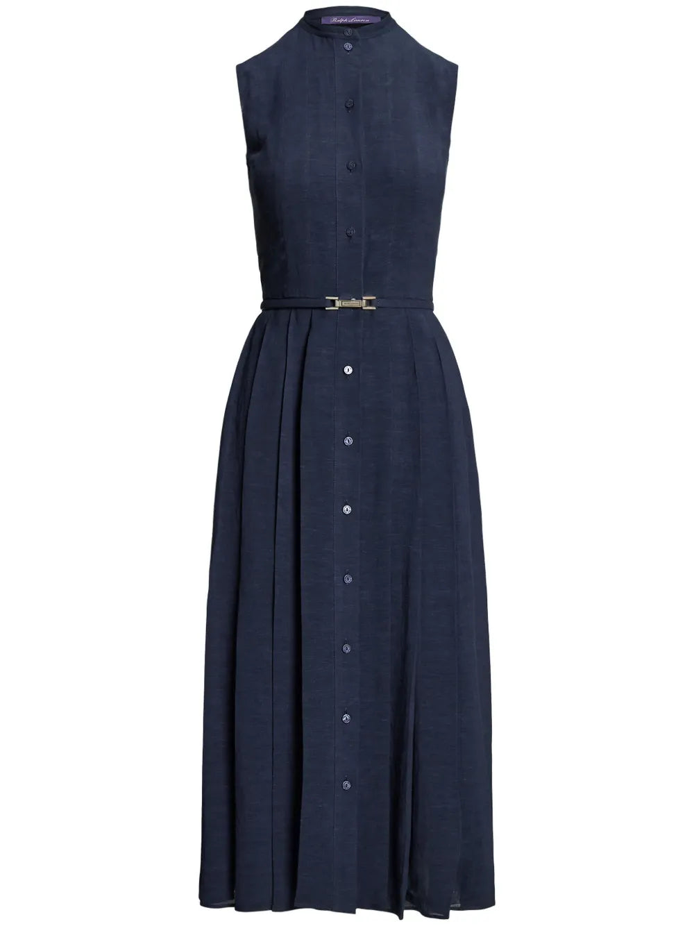 Ralph Lauren Collection Belted Sleeveless Dress