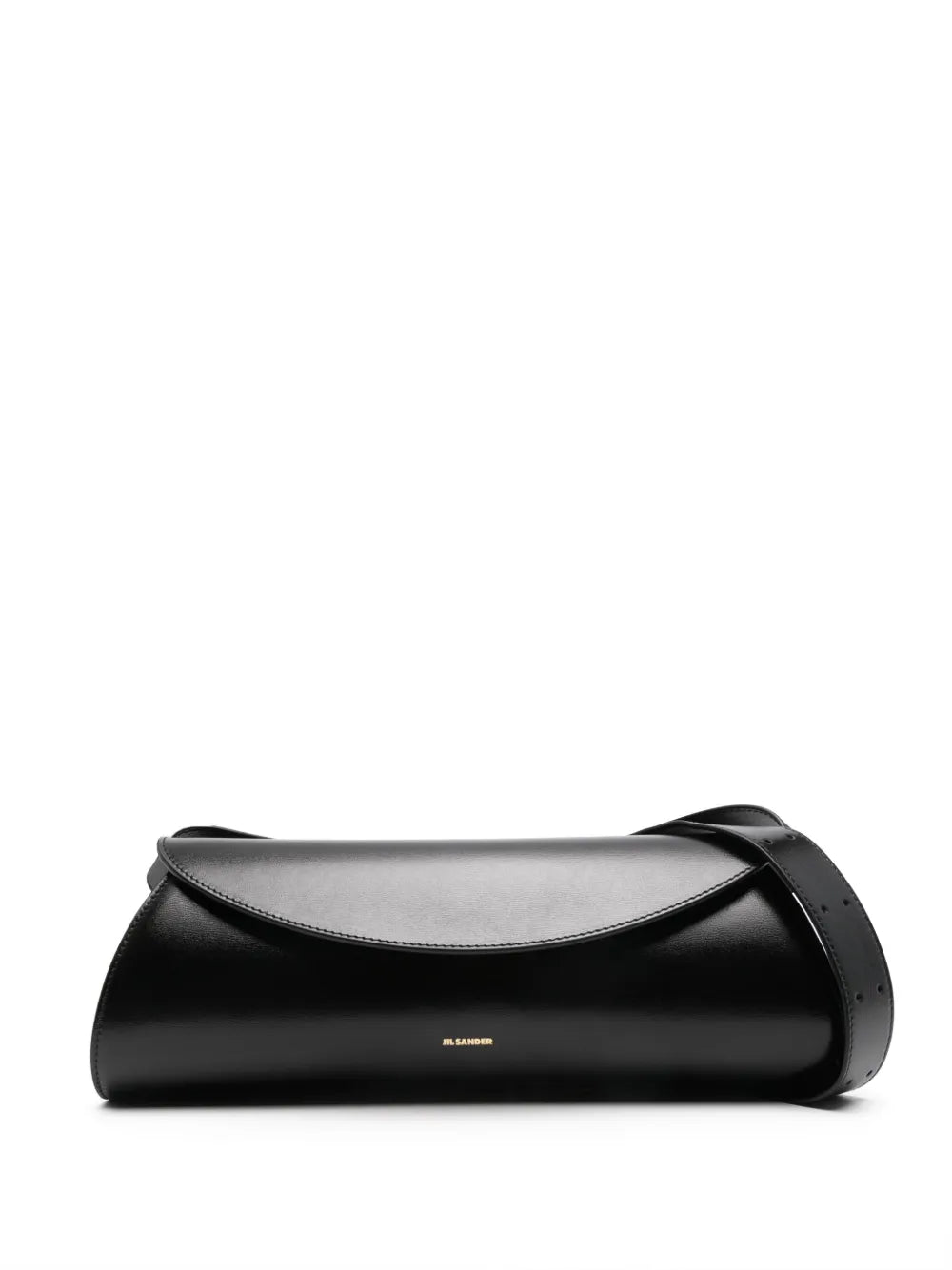 Jil Sander Large Cannolo Leather Shoulder Bag