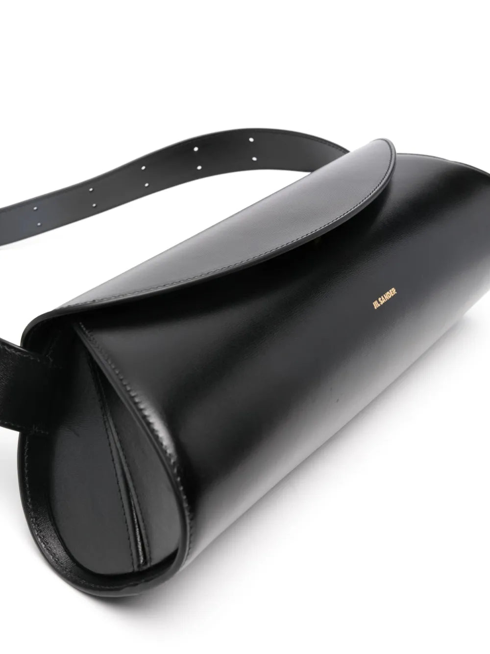 Jil Sander Large Cannolo Leather Shoulder Bag