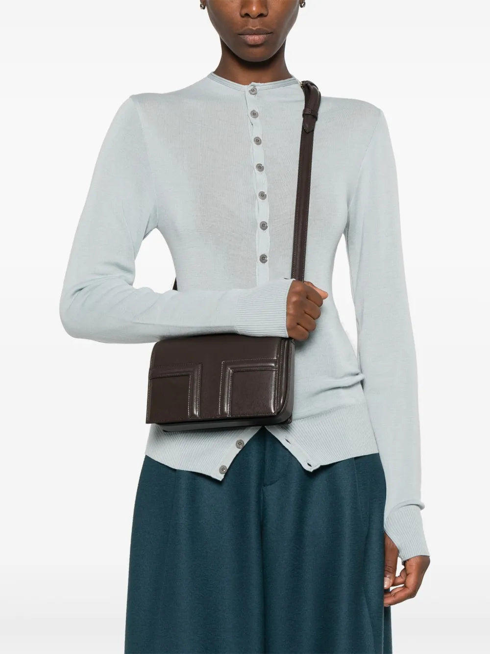 Toteme Mini T Flap Tote Bag