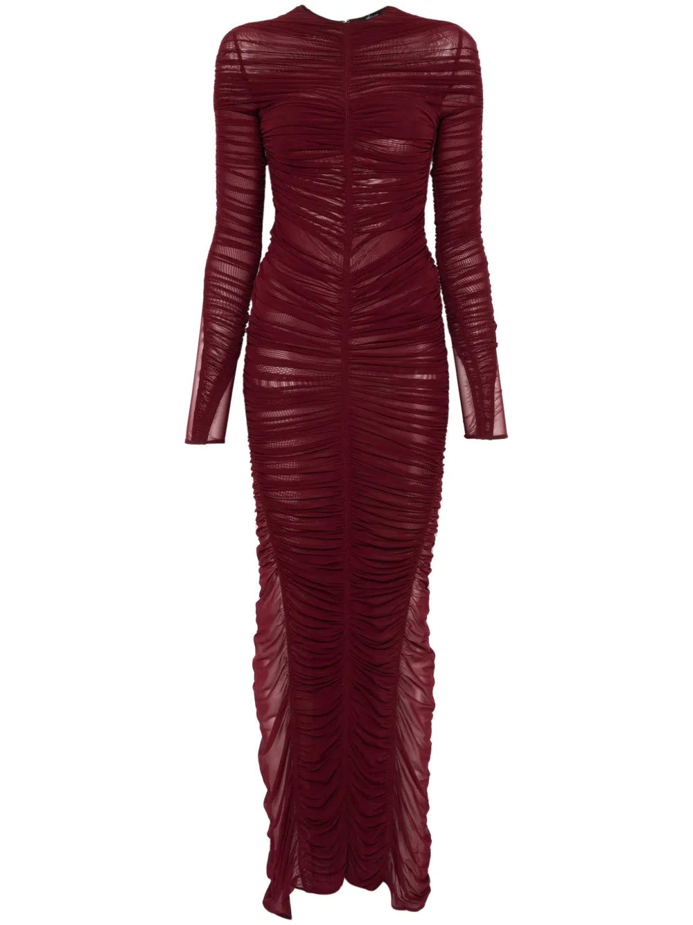 Mugler Ruched Maxi Dress