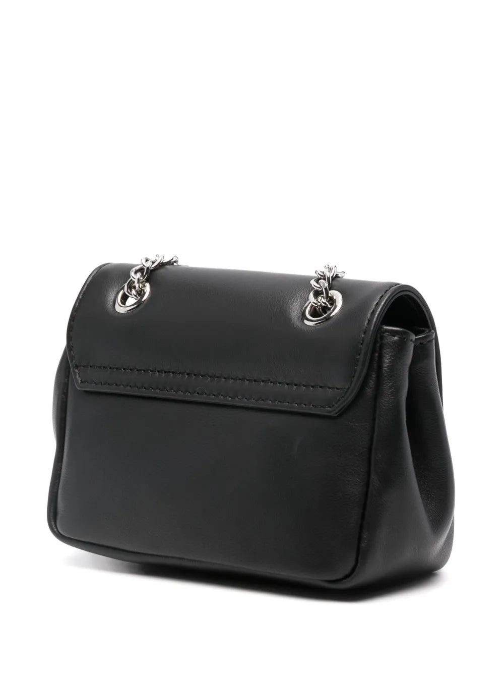 Vivienne Westwood Small Orb Plaque Leather Shoulder Bag