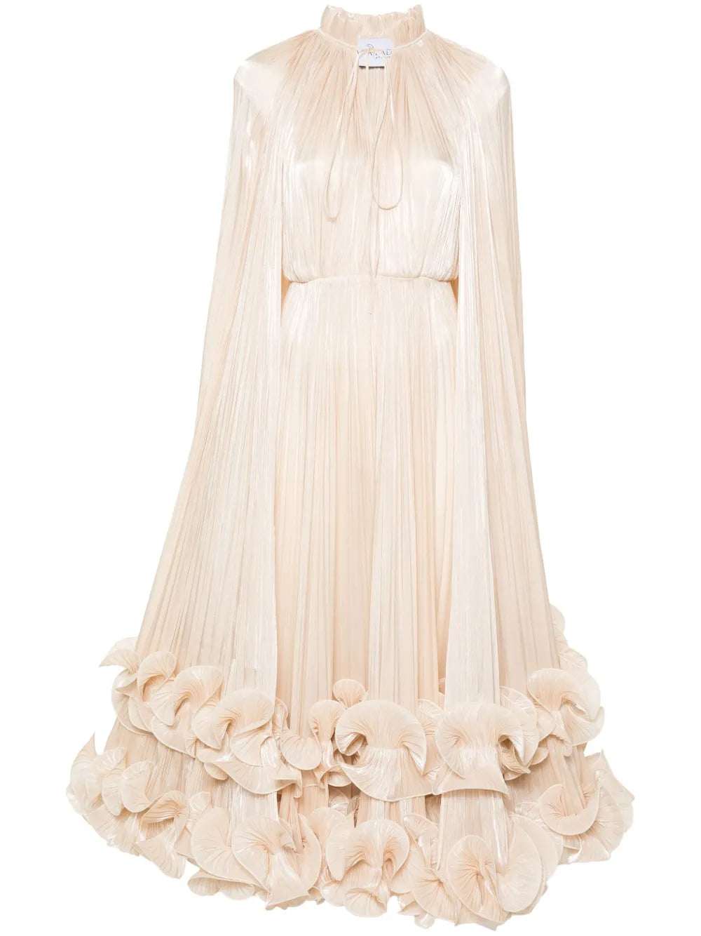 Ana Radu Ruffle Detail Maxi Dress