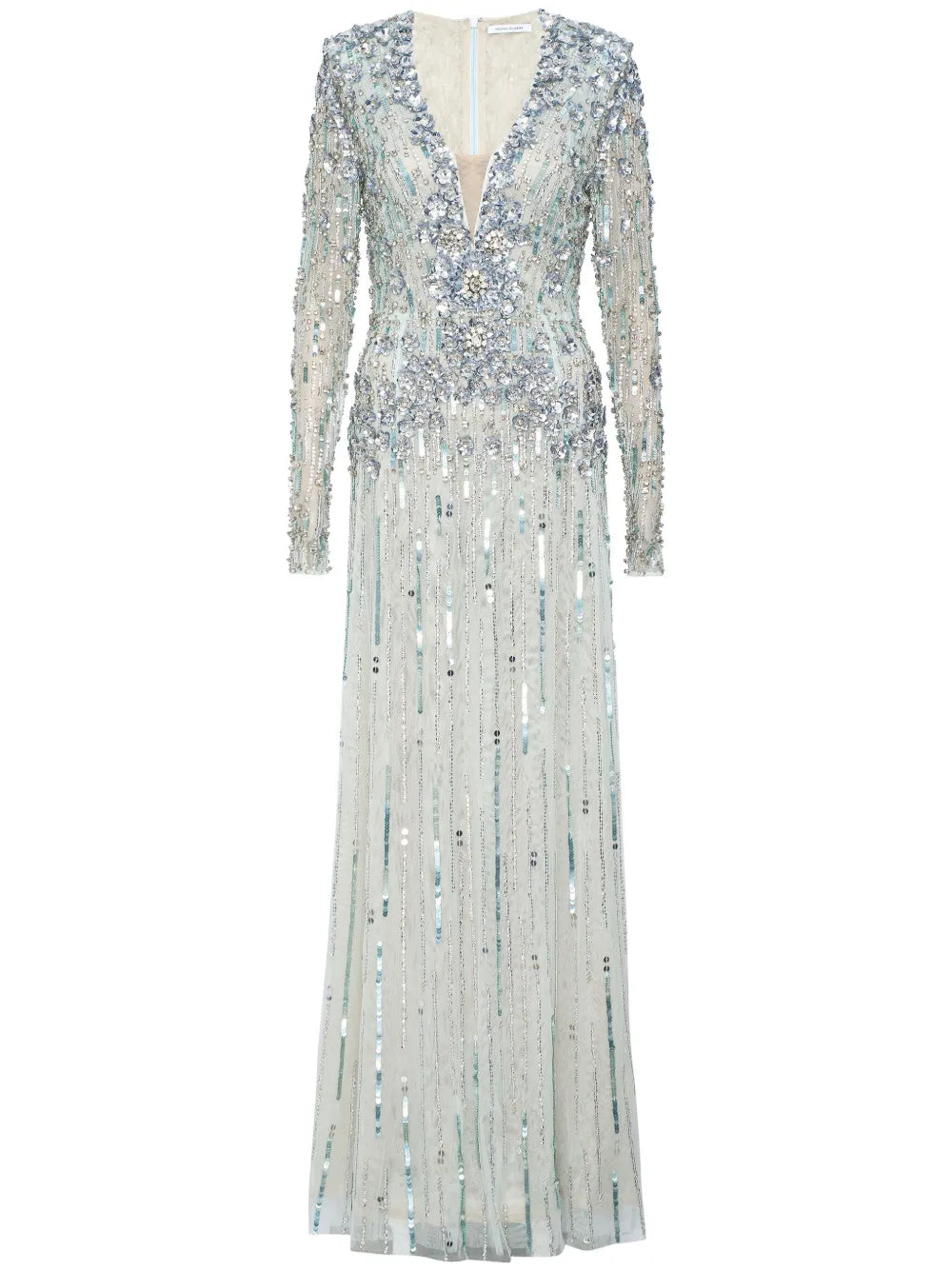 Rachel Gilbert Rosa Crystal Embellished Gown