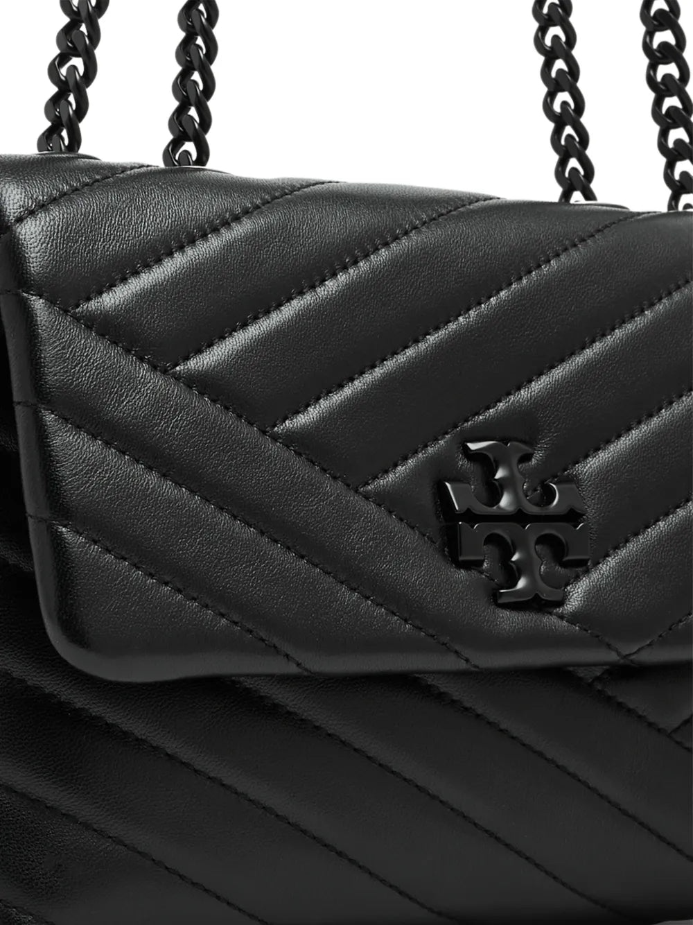 Tory Burch Small Kira Chevron Powder Coated Convertible Shoulder Bag