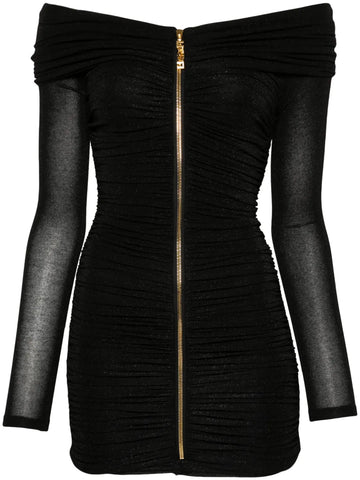 Elisabetta Franchi Lurex Mini Dress