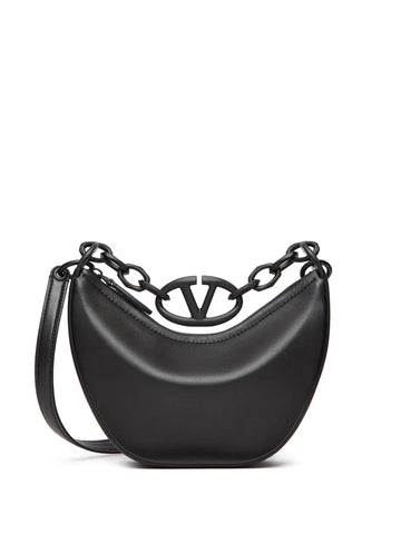 Valentino Garavani Mini Vlogo Moon Hobo Bag