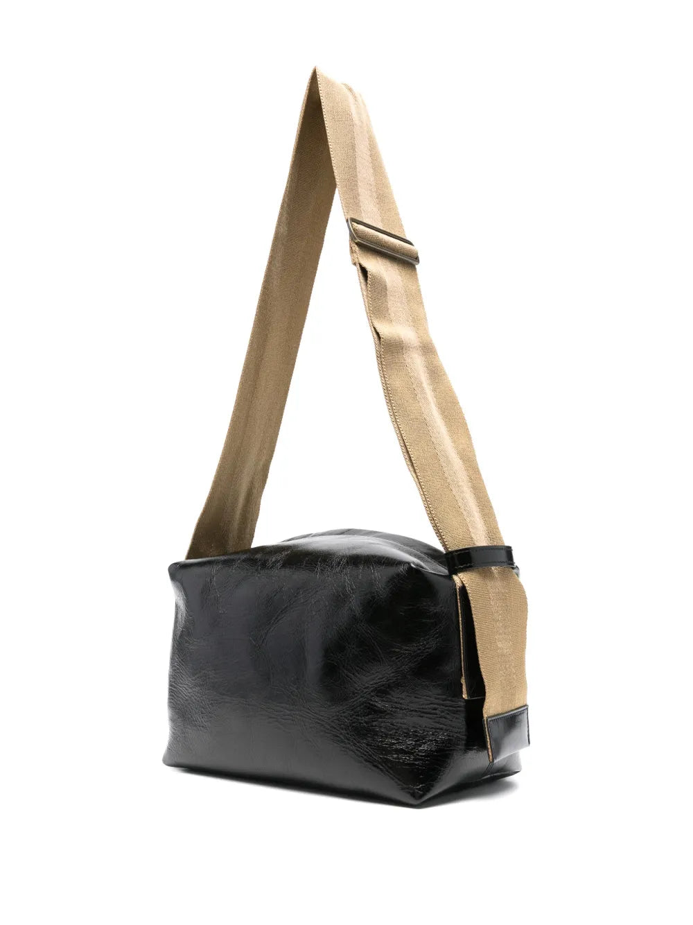 Uma Wang Logo Debossed Shoulder Bag
