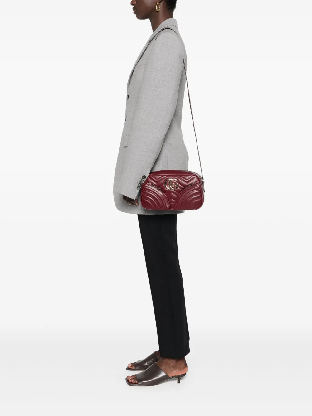 Gucci Small Gg Marmont Shoulder Bag
