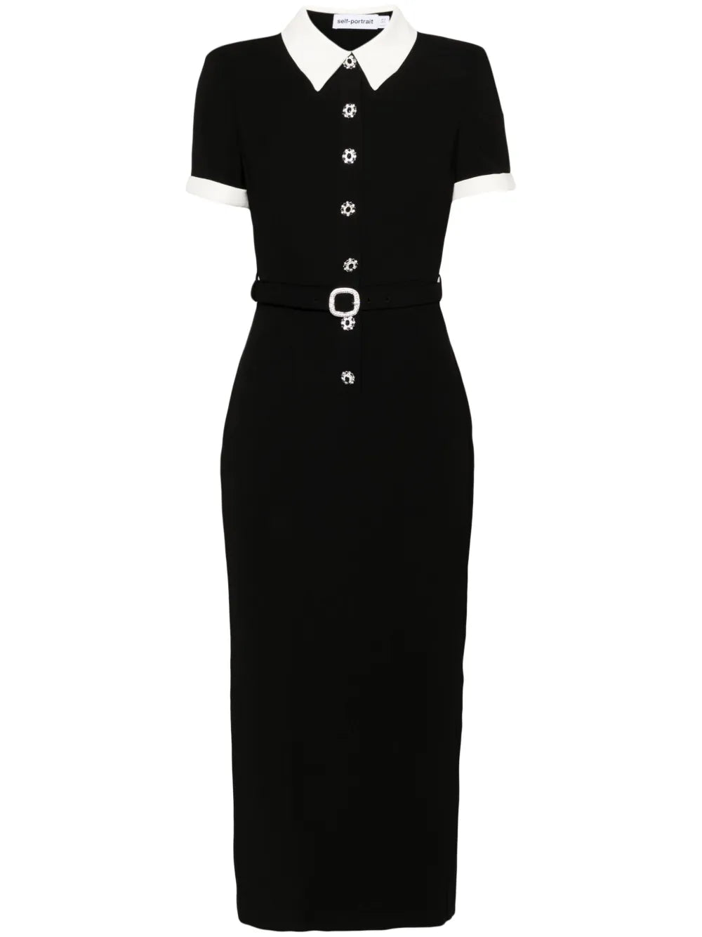 Self Portrait Crepe Midi Dress