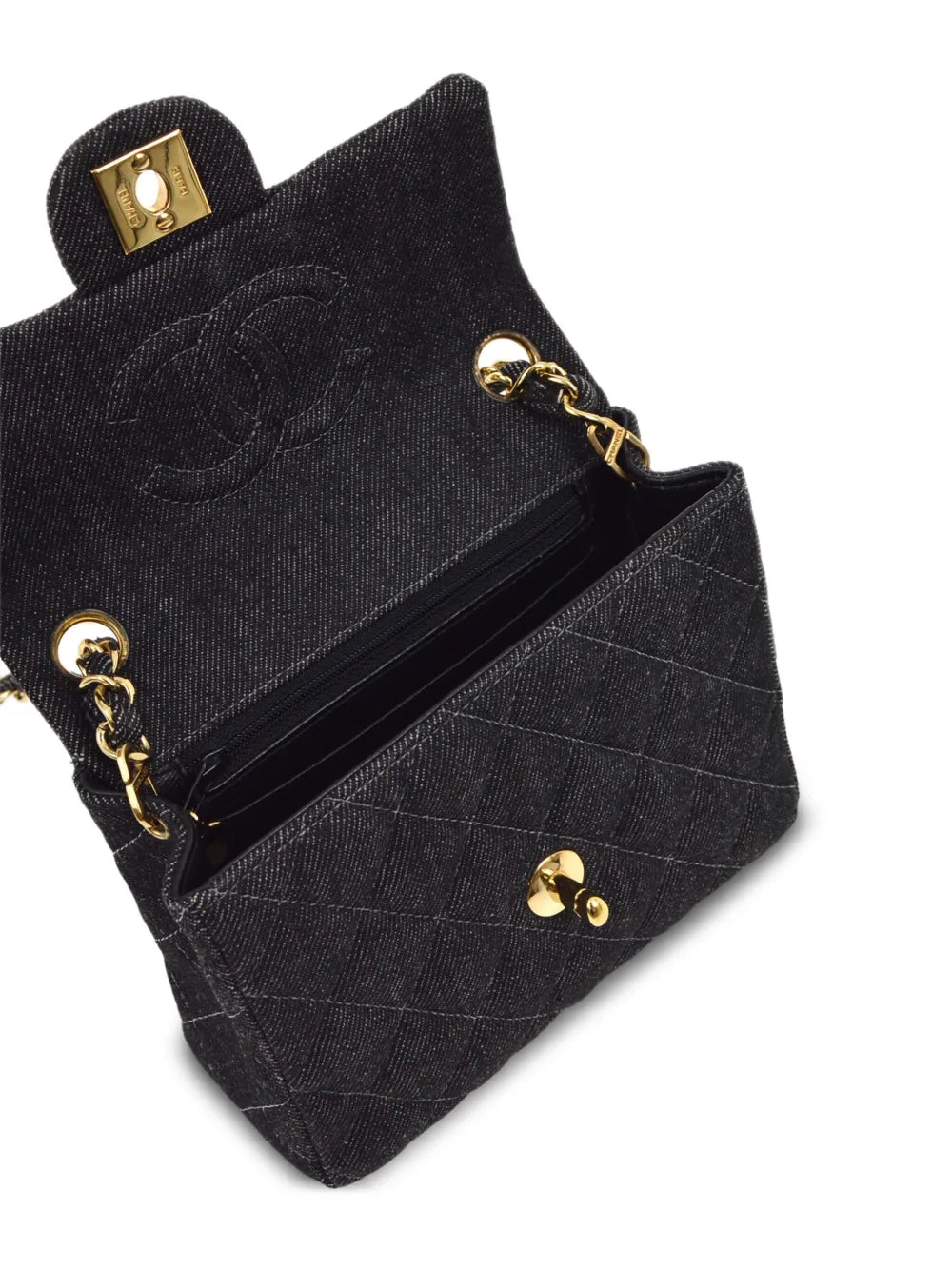 Chanel Pre Owned 2000 Classic Square Flap Mini Shoulder Bag