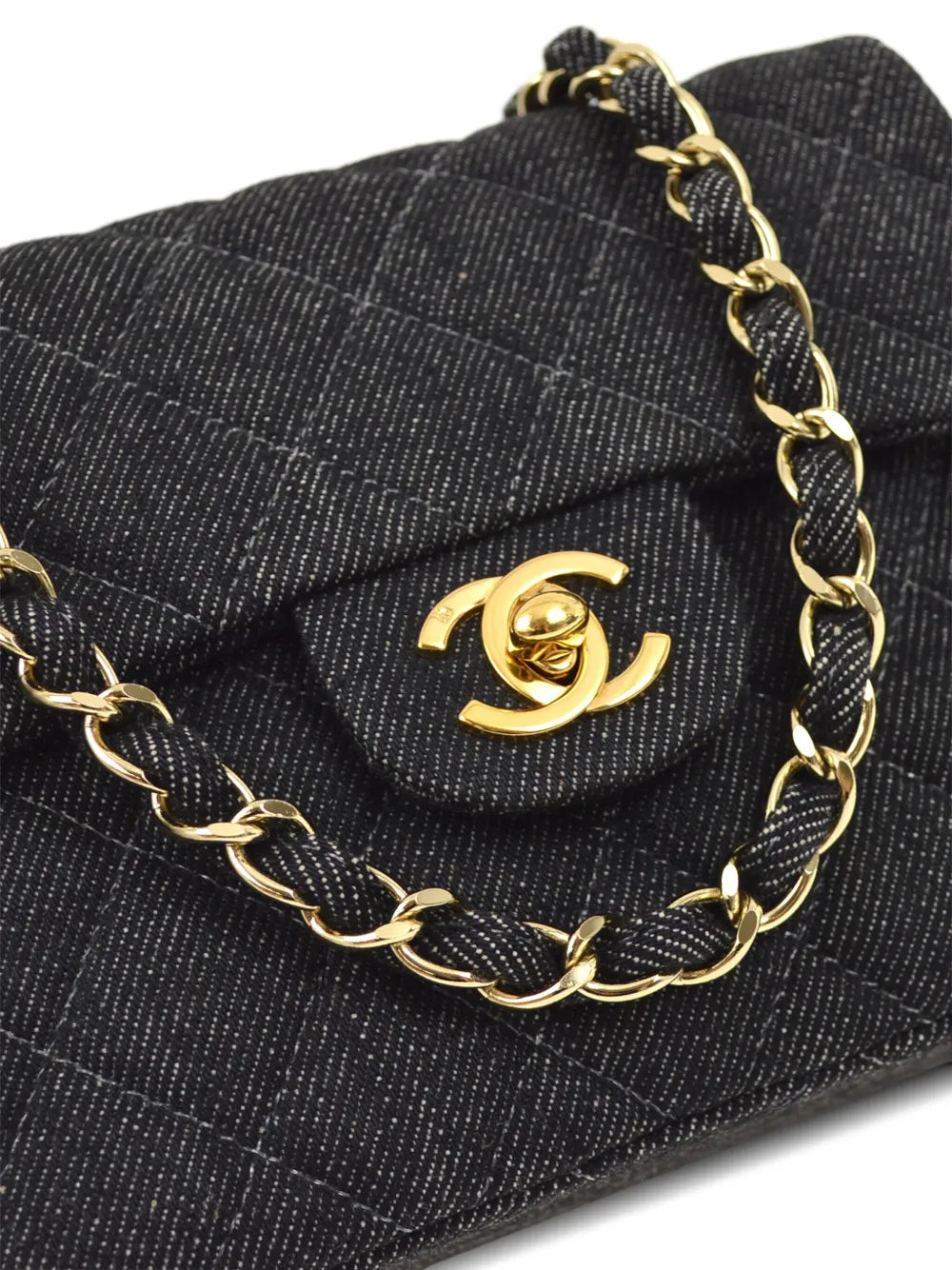 Chanel Pre Owned 2000 Classic Square Flap Mini Shoulder Bag