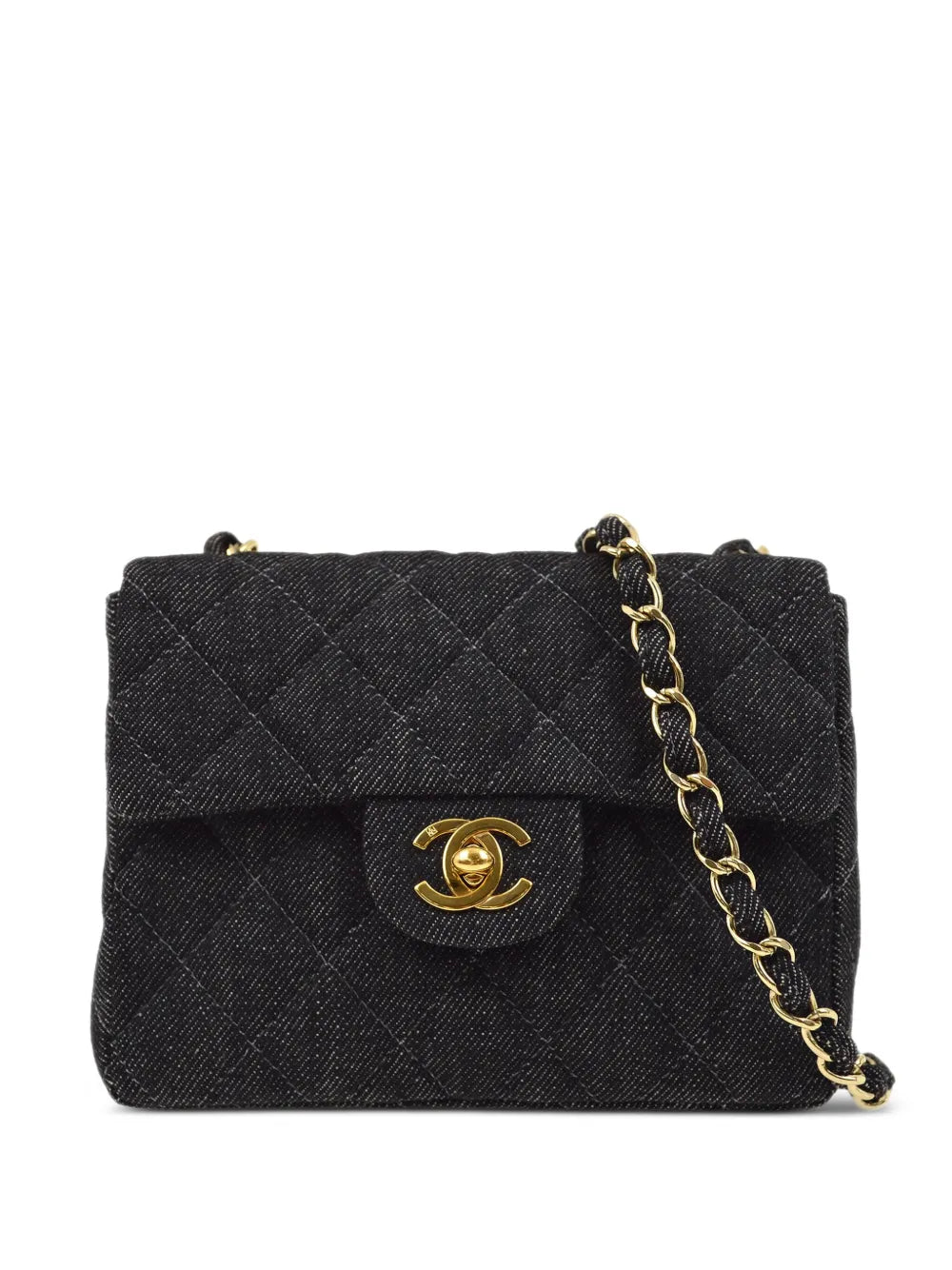 Chanel Pre Owned 2000 Classic Square Flap Mini Shoulder Bag