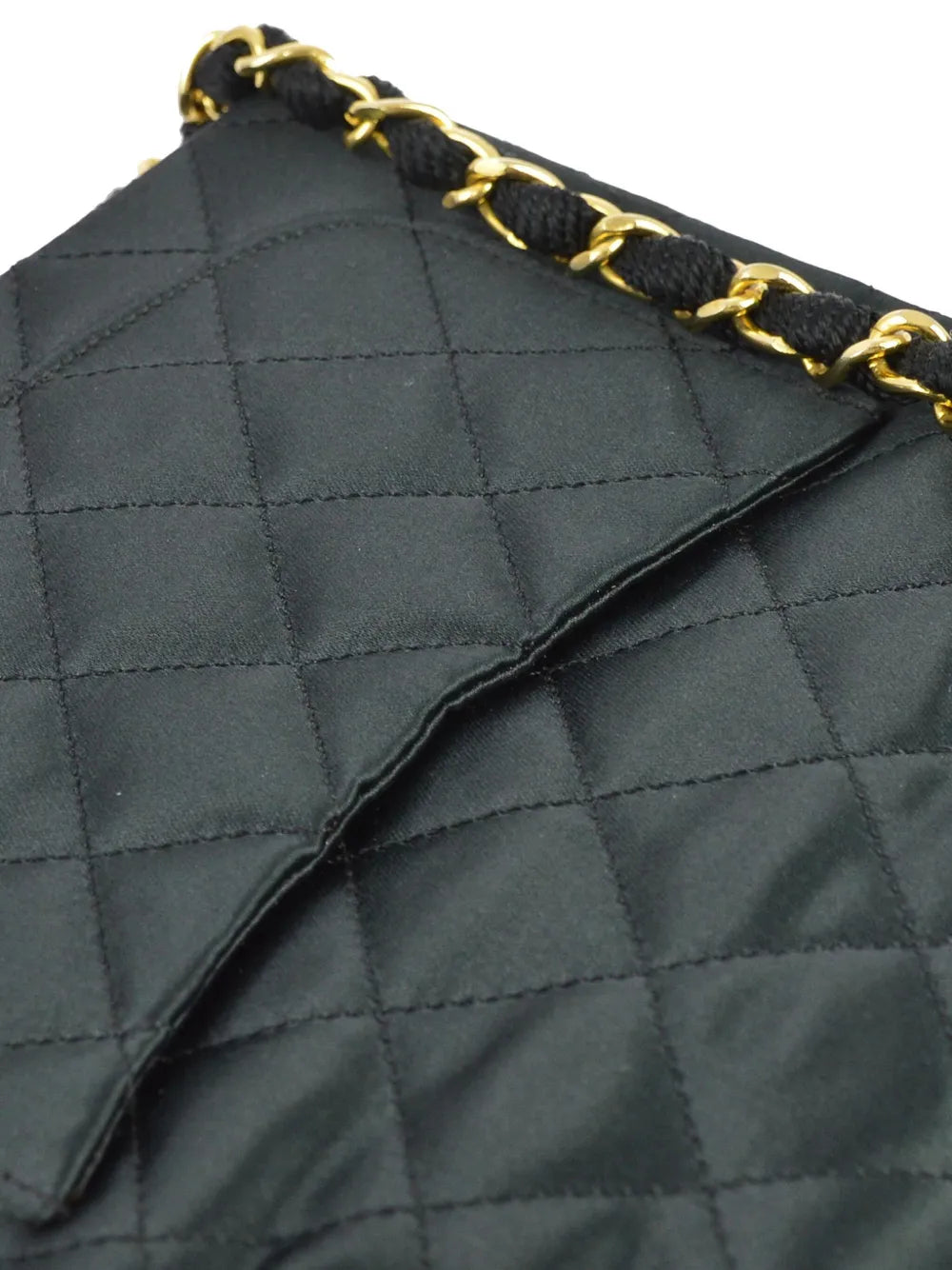 Chanel Pre Owned 1990 Mini Classic Square Flap 17 Shoulder Bag