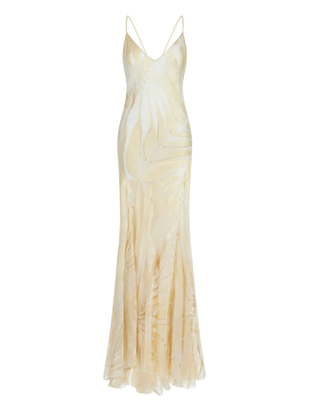 Roberto Cavalli Satin Maxi Dress