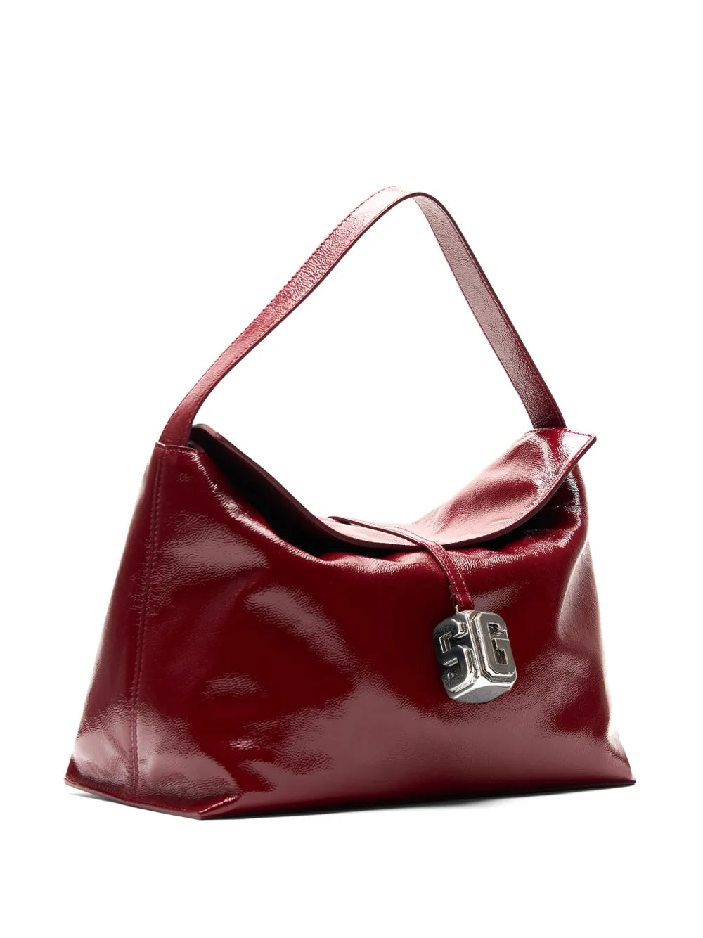 Gcds Large Leather Comma Bag