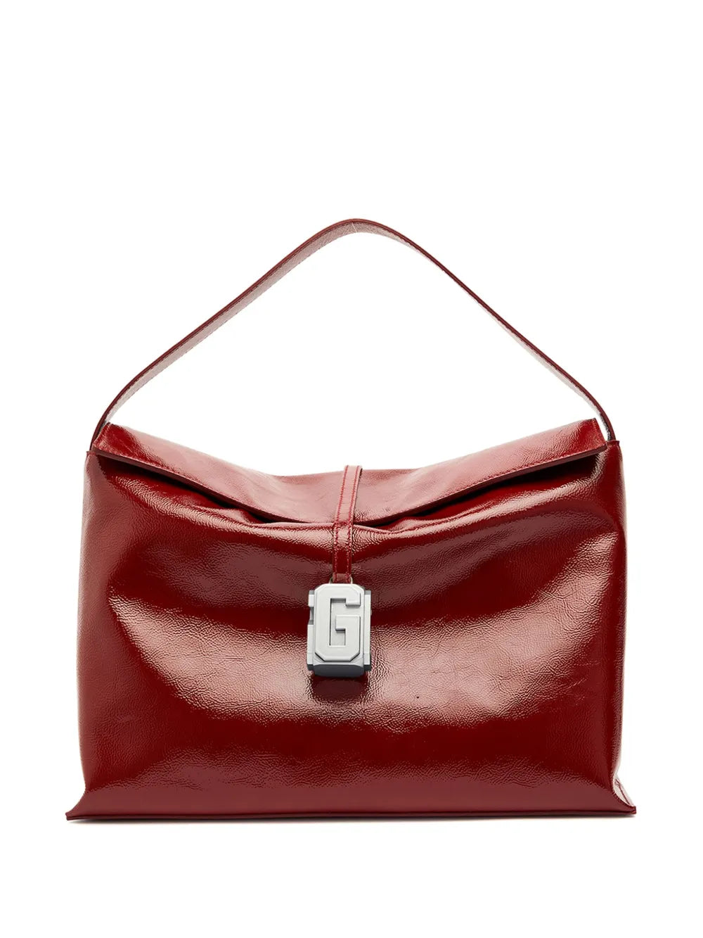 Gcds Large Leather Comma Bag