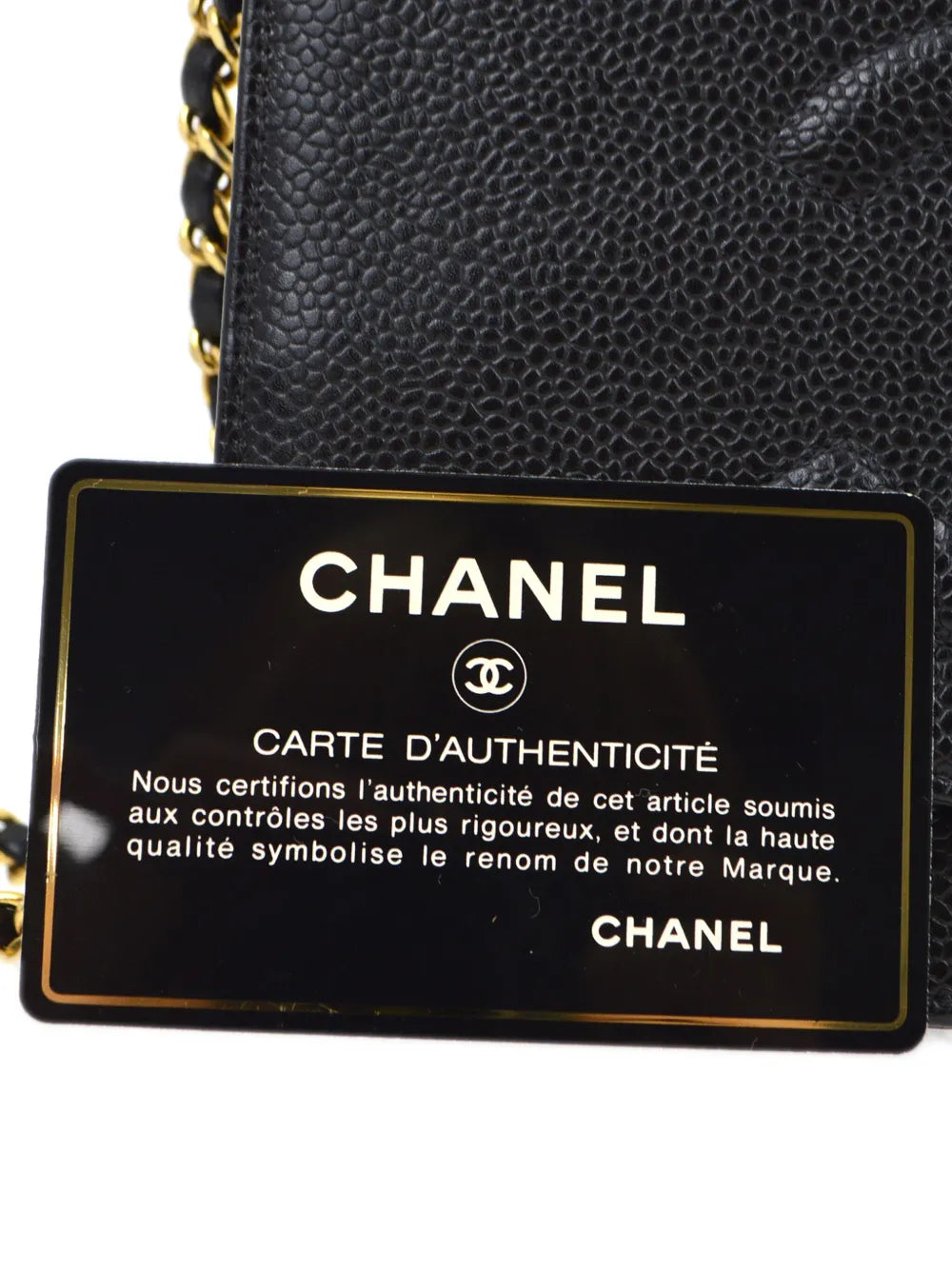 Chanel Pre Owned 2000 Cc Stitch Wallet On Chain