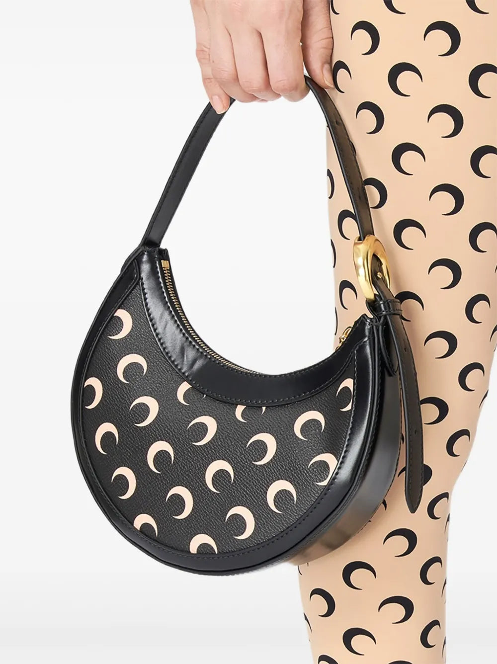 Marine Serre Mini Moon Eclipse Shoulder Bag