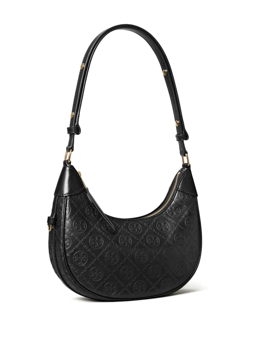 Tory Burch T Monogram Crescent Shoulder Bag