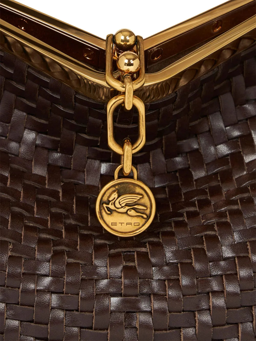 Etro Medium Woven Vela Shoulder Bag