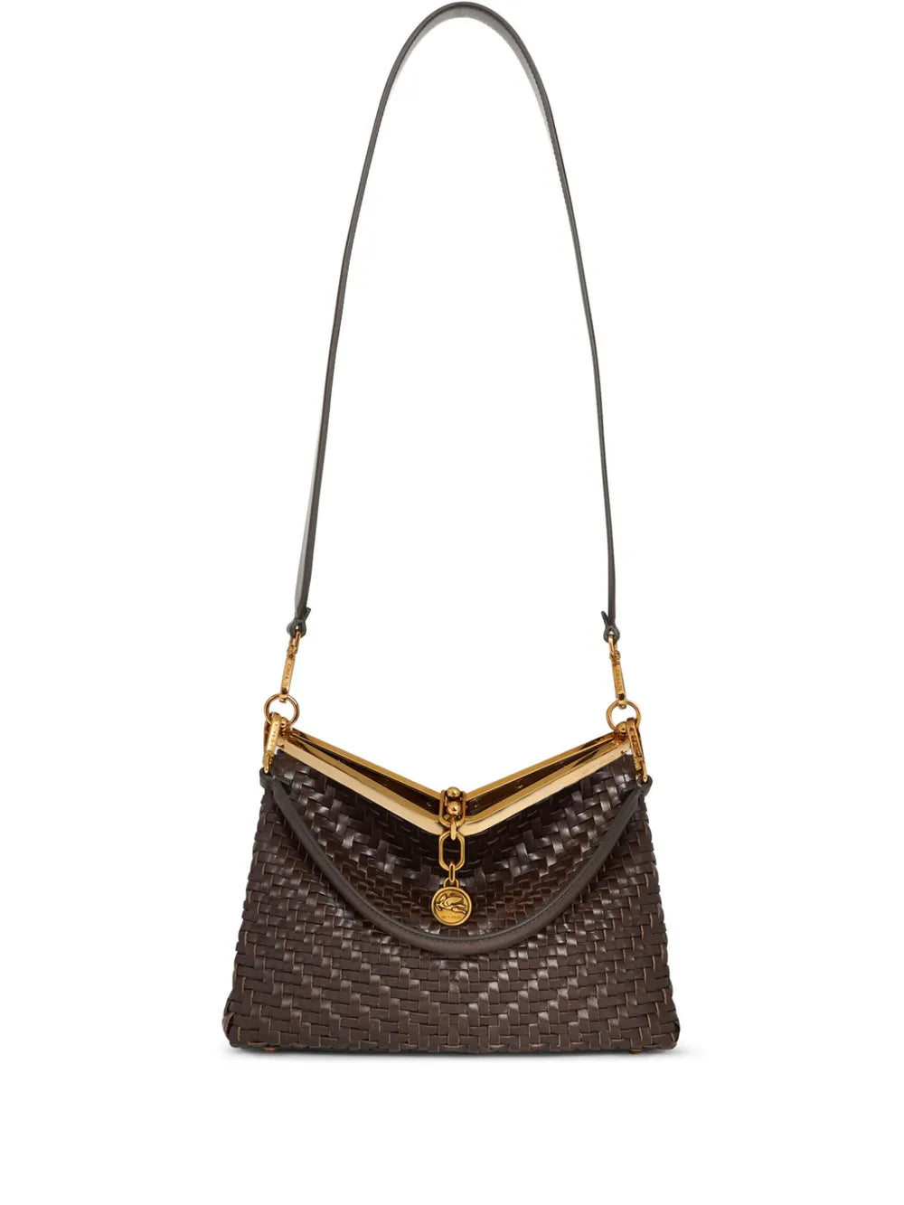 Etro Medium Woven Vela Shoulder Bag