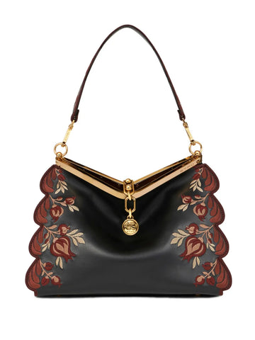 Etro Medium Embroidered Vela Shoulder Bag