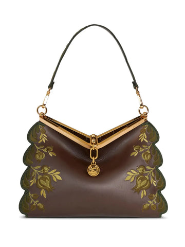 Etro Medium Embroidered Vela Shoulder Bag