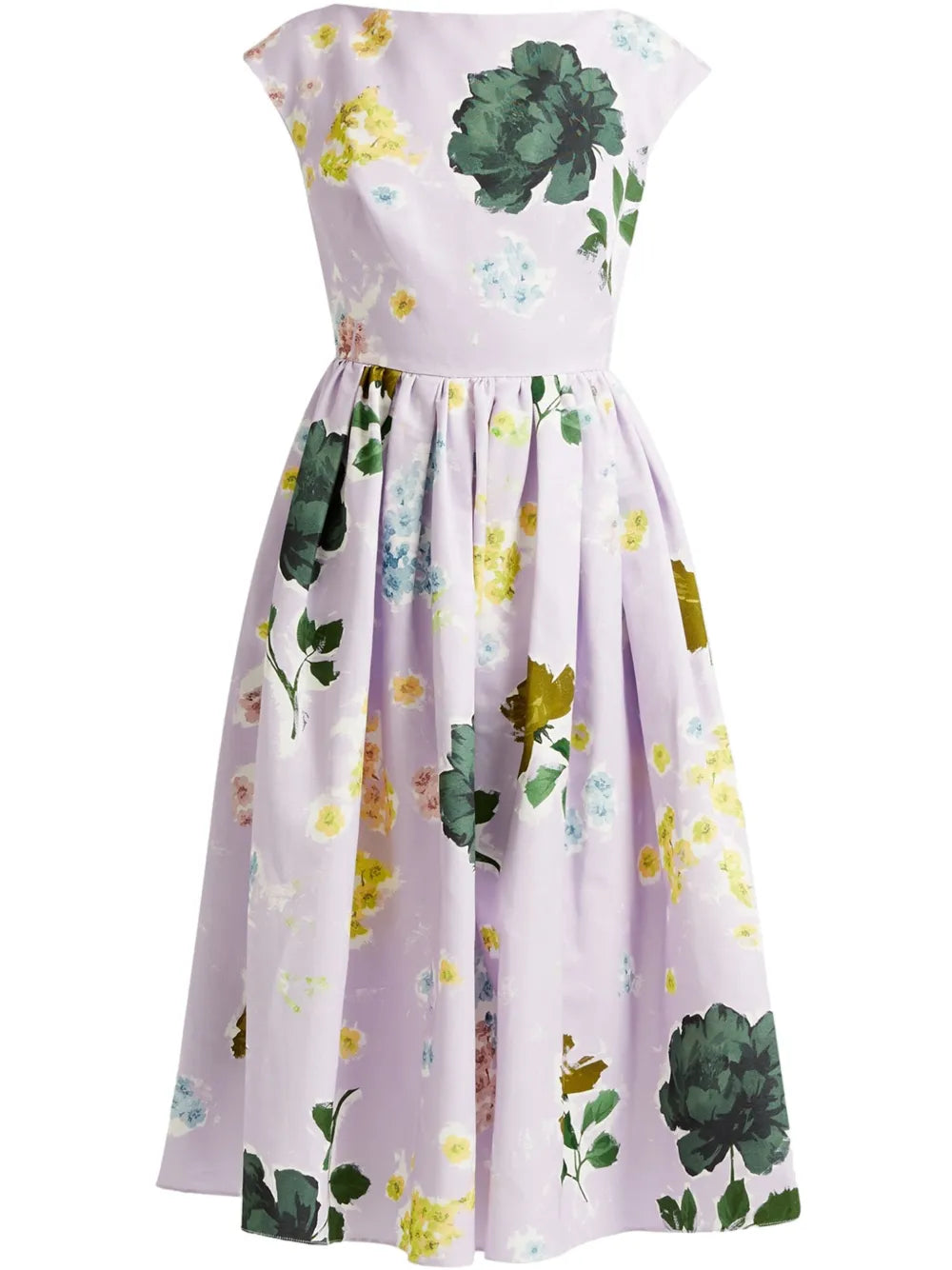 Erdem Boat Neck Midi Dress