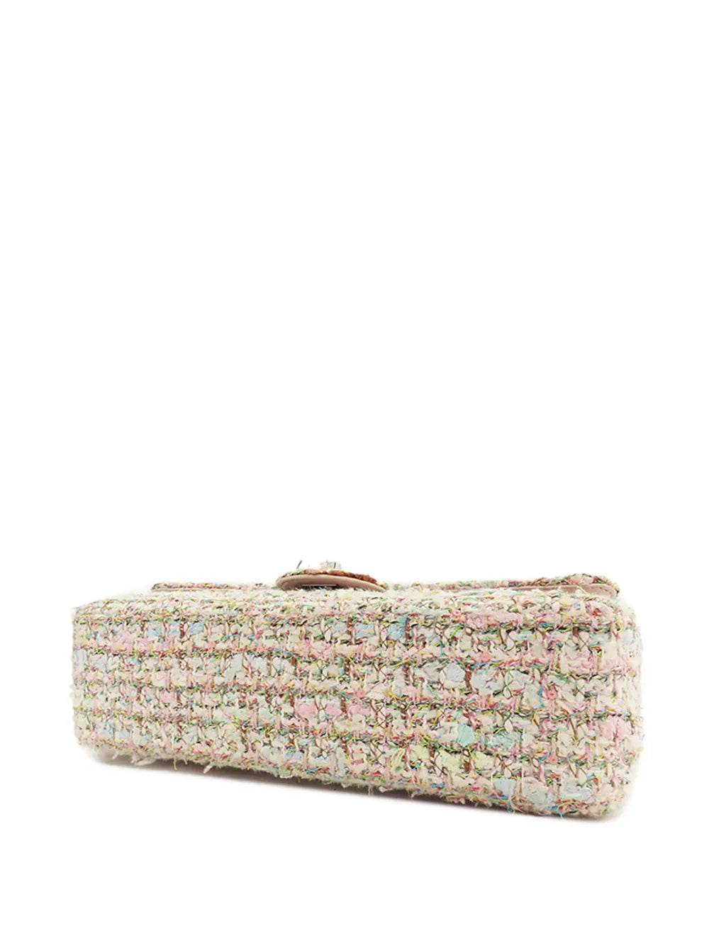 Chanel Pre Owned 2004 2005 Medium Classic Tweed Double Flap Shoulder Bag