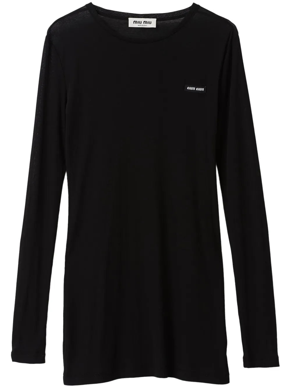 Miu Miu Long Sleeve Mini Dress