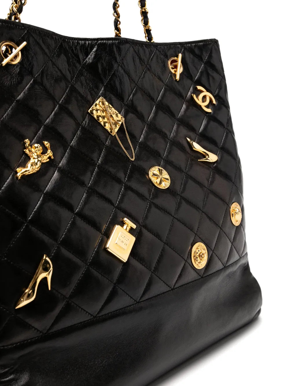Chanel Pre Owned 1991 1994 Limited Edition Lucky Charm Tote