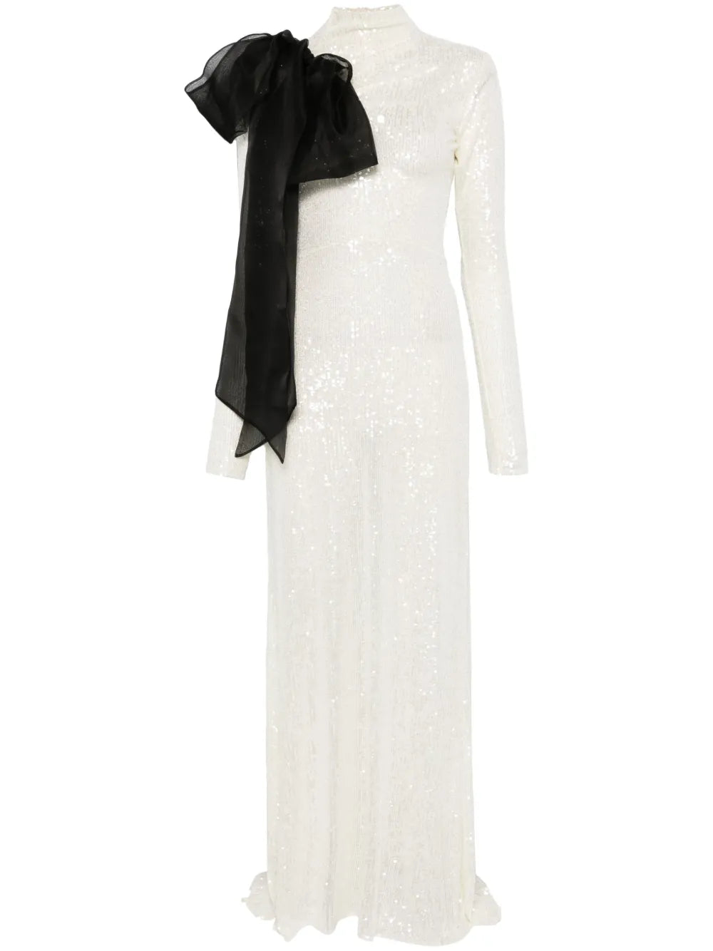 Atu Body Couture Draped Detail Maxi Dress