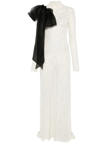 Atu Body Couture Draped Detail Maxi Dress