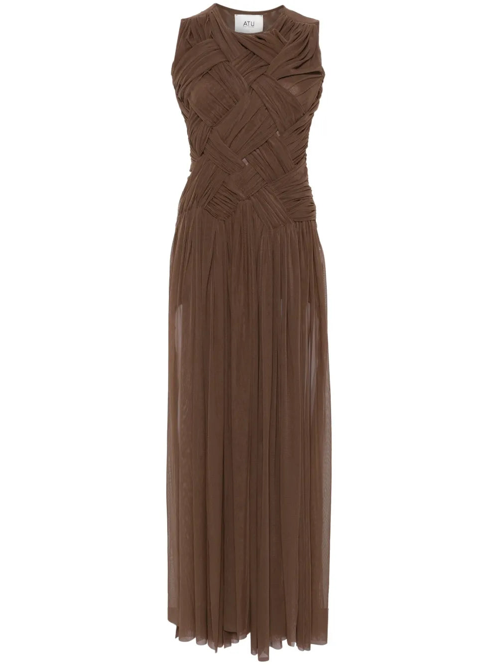 Atu Body Couture Emotional Braided Maxi Dress